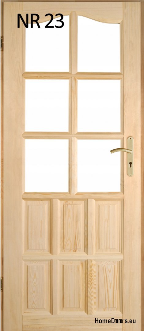 Portes intérieures en bois en pin n° 23 60/70/80/90