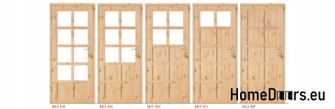 Porte à salle de bain WC bois noué BACA 60/70/80/90 Porte à salle de bain WC bois noué BACA 60/70/80/90