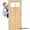 Porte à salle de bain WC bois noué BACA 60/70/80/90