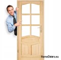 Porte de la chambre en bois polonais DELFIN 60/70/80/90