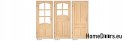 Porte de la chambre en bois polonais DELFIN 60/70/80/90