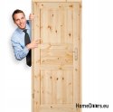 Porte de la chambre en bois brut HARNAŚ 60/70/80/90
