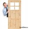 Portes pour WC pin bois noué GAZDA 60/70/80/90