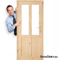 Portes pour WC pin bois noué GAZDA 60/70/80/90