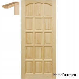 Portes en pin massif 60/70/80/90 avec cadre STOLGEN LS7