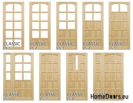 Portes en pin massif 60/70/80/90 avec cadre STOLGEN LS7
