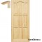 Portes entièrement en pin brut 60/70/80/90 cadre STOLGEN WS5