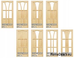 Portes en pin salle 60/70/80/90 cadre STOLGEN WS6