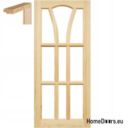Chambre porte en pin 60/70/80/90 cadres STOLGEN WS7