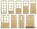 Portes en pin poli 60/70/80/90 avec FRAME STOLGEN LS4