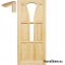 Portes en pin brut 60/70/80/90 avec cadre STOLGEN WS3