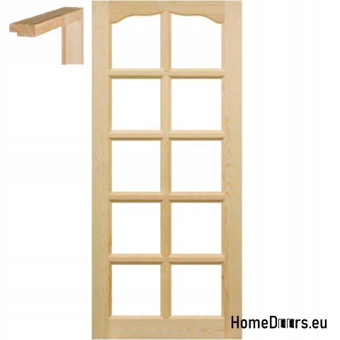 Portes en pin brut 60/70/80/90 avec cadre STOLGEN LS1 Portes en pin brut 60/70/80/90 avec cadre STOLGEN LS1