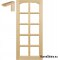 Portes en pin brut 60/70/80/90 avec cadre STOLGEN LS1