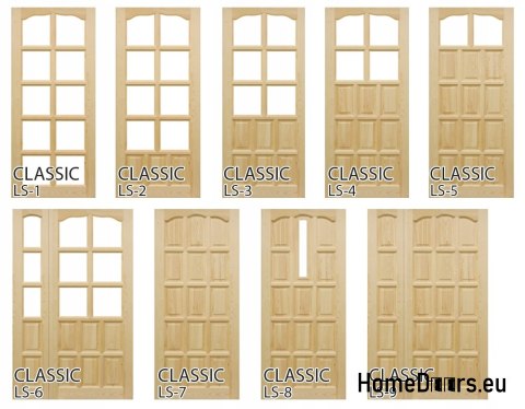 Portes en pin brut 60/70/80/90 avec cadre STOLGEN LS1 Portes en pin brut 60/70/80/90 avec cadre STOLGEN LS1