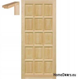 Portes en bois massif 60/70/80/90 avec cadre STOLGEN PR3