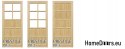 Portes en bois massif 60/70/80/90 avec cadre STOLGEN PR3