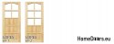 Portes en bois brut 60/70/80/90 avec cadre STOLGEN ŁP1