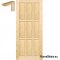 Portes entièrement en pin brut 60/70/80/90 cadre STOLGEN TW