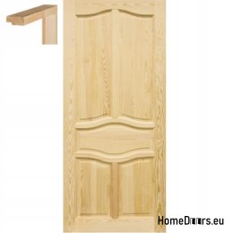 Portes en pin brut 60/70/80/90 avec cadre STOLGEN DL1