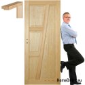 Portes en bois cadre brut STOLGEN TK1 60/70/80/90