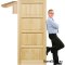 Porte en bois avec cadre manhattan TR1 60/70/80/90