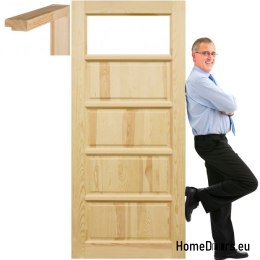 Cadre de porte de salle de bain en pin STOLGEN TS2 60/70/80/90