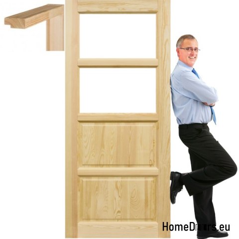Portes en pin manhattan cadre STOLGEN TR3 60/70/80/90