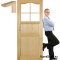 Portes en pin brut avec cadre STOLGEN TP2 60/70/80/90