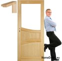 Portes en bois de pin avec cadre STOLGEN SL3 60/70/80/90