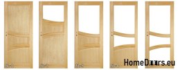 Portes en bois brut avec cadre STOLGEN SL4 60/70/80/90