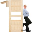 Cadre de porte en bois en pin STOLGEN NV9 60/70/80/90