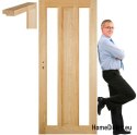 Portes en bois de pin cadre STOLGEN OM3 60/70/80/90