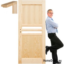 Portes en pin cadre bois STOLGEN HF3 60/70/80/90