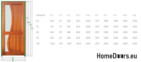 Portes en pin cadre bois STOLGEN HF3 60/70/80/90 Portes en pin cadre bois STOLGEN HF3 60/70/80/90