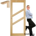 Portes en pin de chambre avec cadre STOLGEN FR4 60/70/80/90