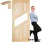 Portes en pin brut avec cadre STOLGEN FR9 60/70/80/90