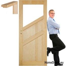 Cadre de porte en pin de salle de bain STOLGEN FR2 60/70/80/90