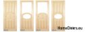 Portes en pin brut avec cadre STOLGEN AR1 60/70/80/90