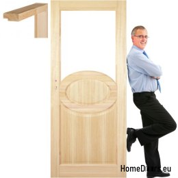 Portes en pin brut avec cadre STOLGEN AR3 60/70/80/90
