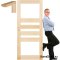 Portes en pin brut avec cadre STOLGEN CR4 60/70/80/90