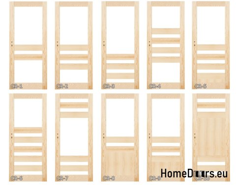 Portes en pin brut avec cadre STOLGEN CR4 60/70/80/90 Portes en pin brut avec cadre STOLGEN CR4 60/70/80/90