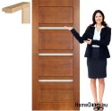 Porte en bois avec cadre laqué TO1 60
