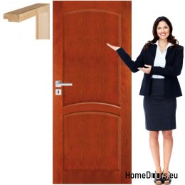 Portes en bois avec cadre laqué complet VN1 70