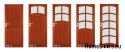 Portes en bois avec cadre laqué complet VN1 70