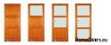 Portes en bois avec cadre vernis verre TM2 60
