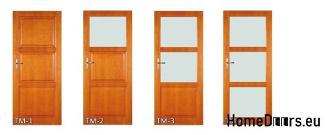 Portes en bois avec cadre vernis verre TM2 60 Portes en bois avec cadre vernis verre TM2 60