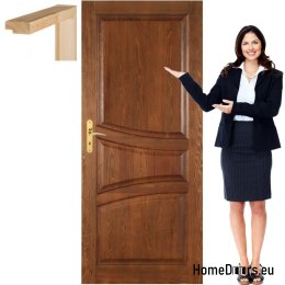 Cadre de porte en bois laque complète SL1 90