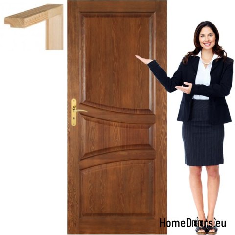 Cadre de porte en bois laque complète SL1 90