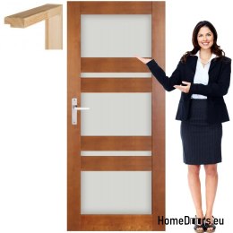 Cadre de porte en bois laque de chambre RV4 60