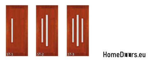 Portes en bois avec vernis couleur cadre ST2 80 Portes en bois avec vernis couleur cadre ST2 80